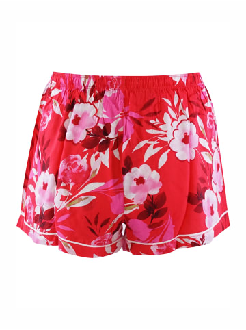 P.J. Salvage Pyjamashorts Watercolor Bloom in hellrot