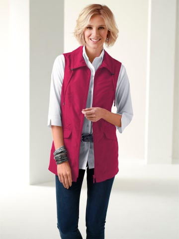 Sieh an! Longweste in rot