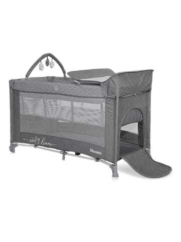 Lorelli Reisebett Noemi 2 Ebenen in grau