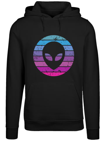 F4NT4STIC Hoodie Alien Kopf in schwarz