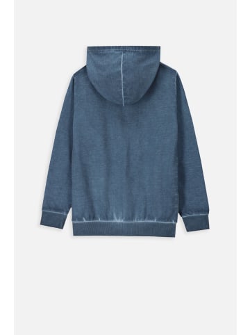 Coccodrillo Sweatshirt mit Reißverschluss in blau