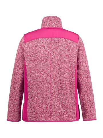 Ulla Popken Sweatjacke in kaminrot