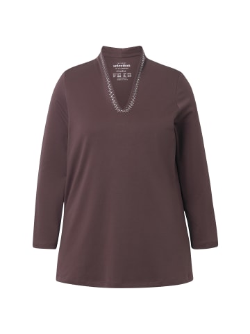 Ulla Popken Shirt in pinienbraun