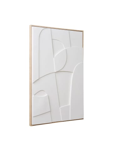 ebuy24 Wanddeko Madeline Weiß 60 x 3 cm