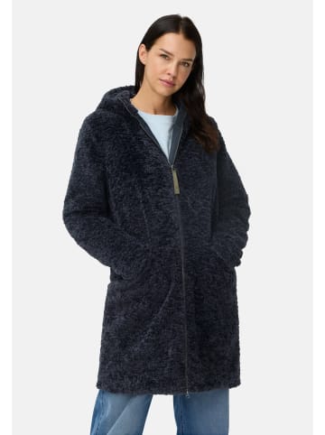 Camel Active Teddy Mantel mit Kapuze in Navy