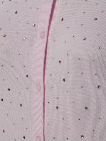 Marie Lund Strickjacke in rosa - 0005