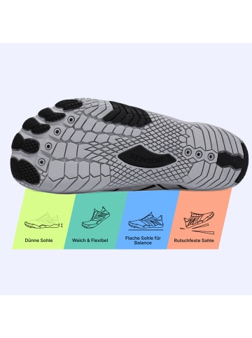 DOTALES FlowStep Barfußschuhe Grau 36