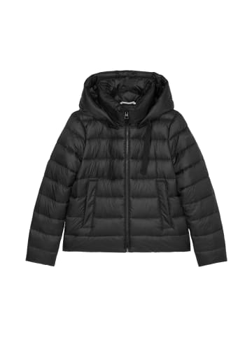 Marc O'Polo Leichte Kapuzen-Steppjacke regular in Schwarz