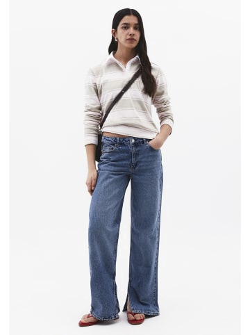 OXXO Langarmshirt FEATHER GRAY STRIPED