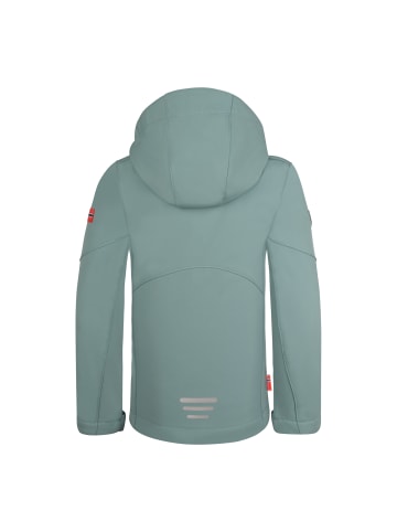 Trollkids Softshelljacke Balestrand in glacier green/orchid