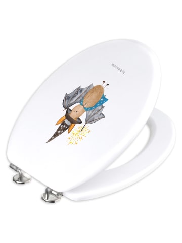 Mr. & Mrs. Panda Klodeckel Fledermaus Zauberer ohne Spruch in Weiß