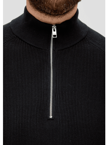 s.Oliver Strickpullover langarm in Schwarz