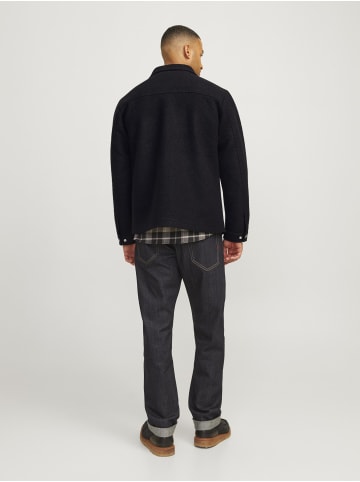 Jack & Jones Wollmantel in Black