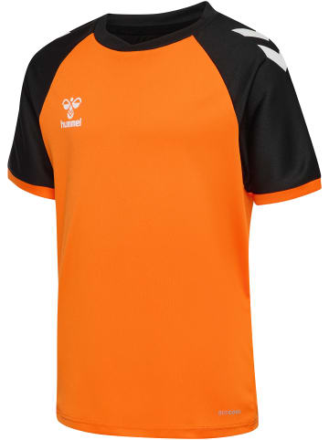 Hummel T-Shirt Raglanärmel Hmlmatch Kinder in ORANGE TIGER/BLACK