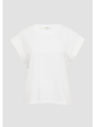 s.Oliver T-Shirt in 0100_weiß