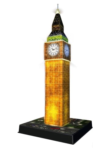 Ravensburger Big Ben bei Nacht 3D-Puzzle 216 Teile | Erleben Sie Puzzeln in der 3. Dimension