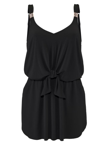 LASCANA Badekleid in schwarz