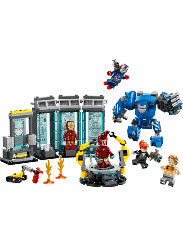 LEGO Marvel Iron Mans Labor: Halle der Rüstungen in Mehrfarbig ab 8 Jahre