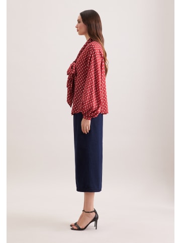 Seidensticker Rüschenbluse Relaxed in Rot