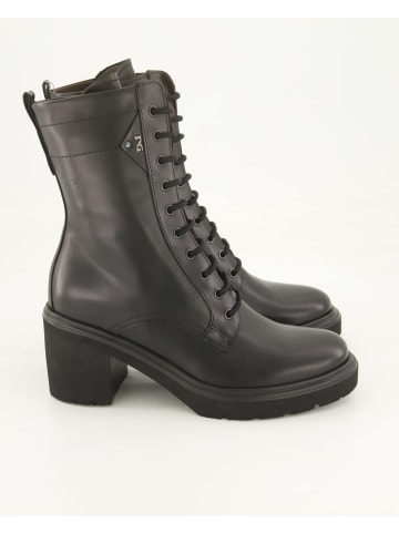 Schnürstiefeletten in Schwarz