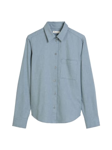 Marc O'Polo Flanellbluse regular in slate blue