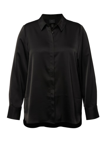 Ulla Popken Hemdbluse in schwarz