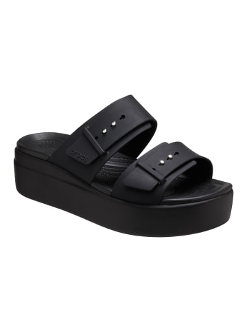 Crocs Brooklyn Buckle Slipper-Sandalen Schwarz