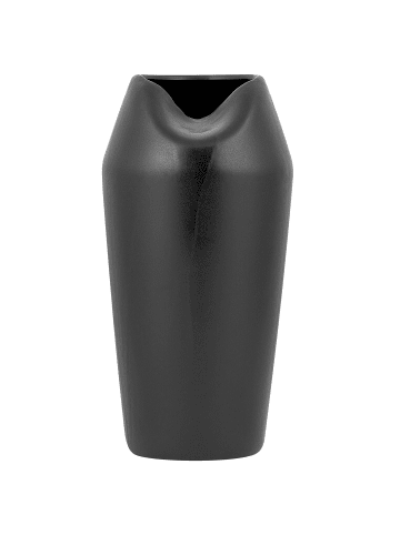 Beliani Dekovase APAMEA in Schwarz - (W) 17 x (H) 33 x (L) 17 cm
