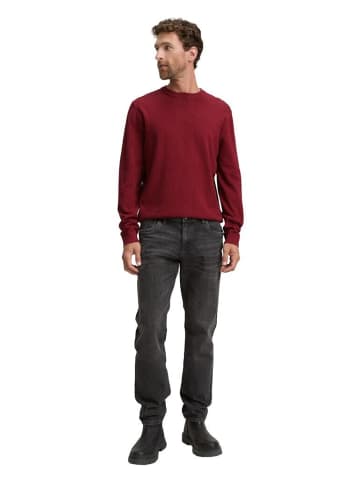 Tom Tailor Pullover in dark samba red melange