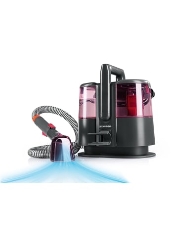 Clean Maxx Polster- & Teppichreiniger 600W grau/rot mit Frisch- & Brauchwassertank rot