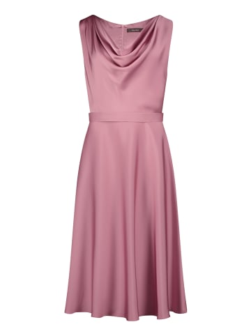 Vera Mont Cocktailkleid mit Wasserfallausschnitt in Desert Rose
