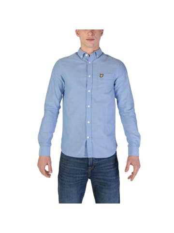 Lyle & Scott Blau Bio-Baumwolle Businesshemd