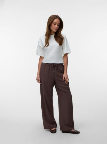 Vero Moda Hose mit weitem Beinschnitt in Chocolate Brown