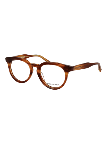 Scotch & Soda Herren Optische Fassungen Rund Braun