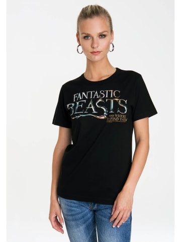 Logoshirt T-Shirt Fantastic Beasts Logo in schwarz