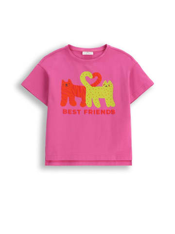 Coccodrillo T-Shirt mit kurzen Ärmeln in fuchsie