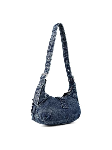 Desigual Curio Schultertasche 30 cm in blue