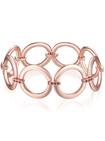 Lulu & Jane Armband Metall-Legierung verziert mit Kristallen von Swarovski® in roségold