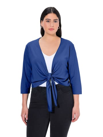 Ulla Popken Shirtjacke in kobaltblau