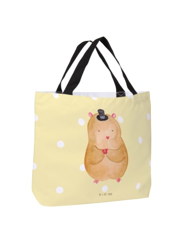 Mr. & Mrs. Panda Shopper Tasche Hamster Hut ohne Spruch in Gelb Pastell