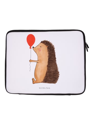 Mr. & Mrs. Panda Notebook Tasche Igel Luftballon ohne Spruch in Weiß