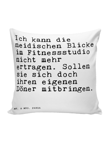 Mr. & Mrs. Panda kuschel kissen Ich kann die neidischen... mit S... in Weiß