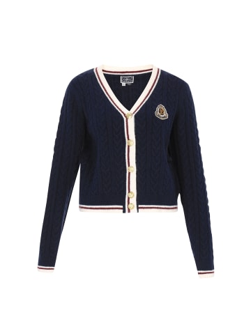DreiMaster Maritim Women Cardigan in navy offwhite wine red