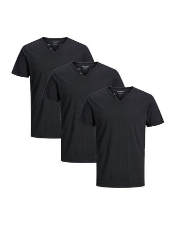 Jack & Jones T-Shirt Split in Schwarz