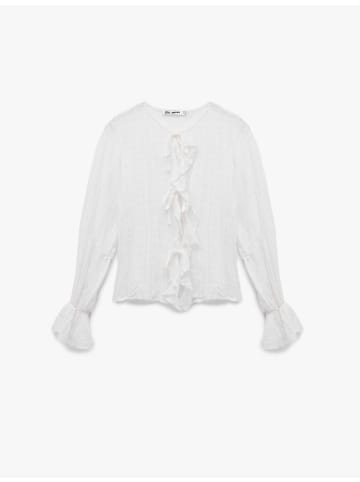 KOTON BLUSE LS in Weiß