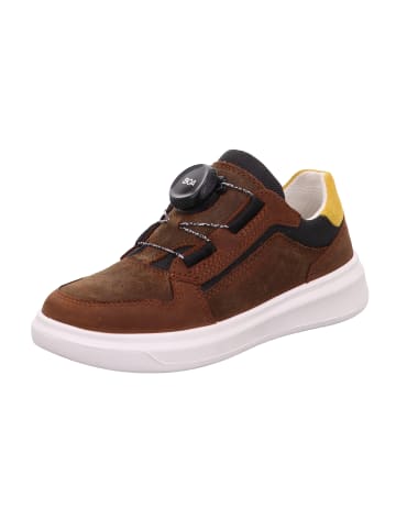 superfit Sneaker COSMO in Braun/Gelb