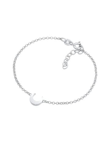 Elli Armband 925 Sterling Silber Astro, Halbmond in Silber