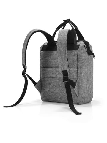 Reisenthel travelling allrounder R - Rucksack 40 cm (leo vanilla) in twist silver