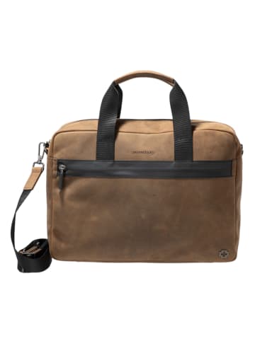 Strellson Bow Road Charles Aktentasche Leder 39 cm in darkbrown