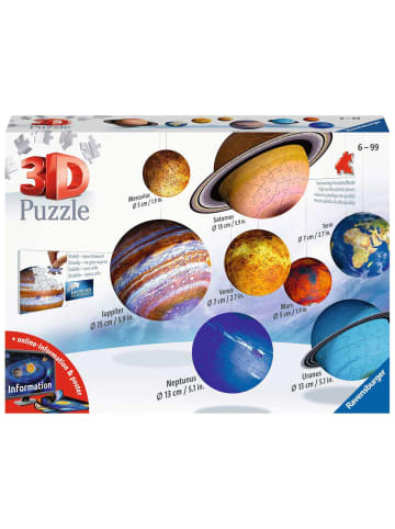 Ravensburger Konstruktionsspiel Puzzle 540 Teile Planetensystem 6-99 Jahre in bunt